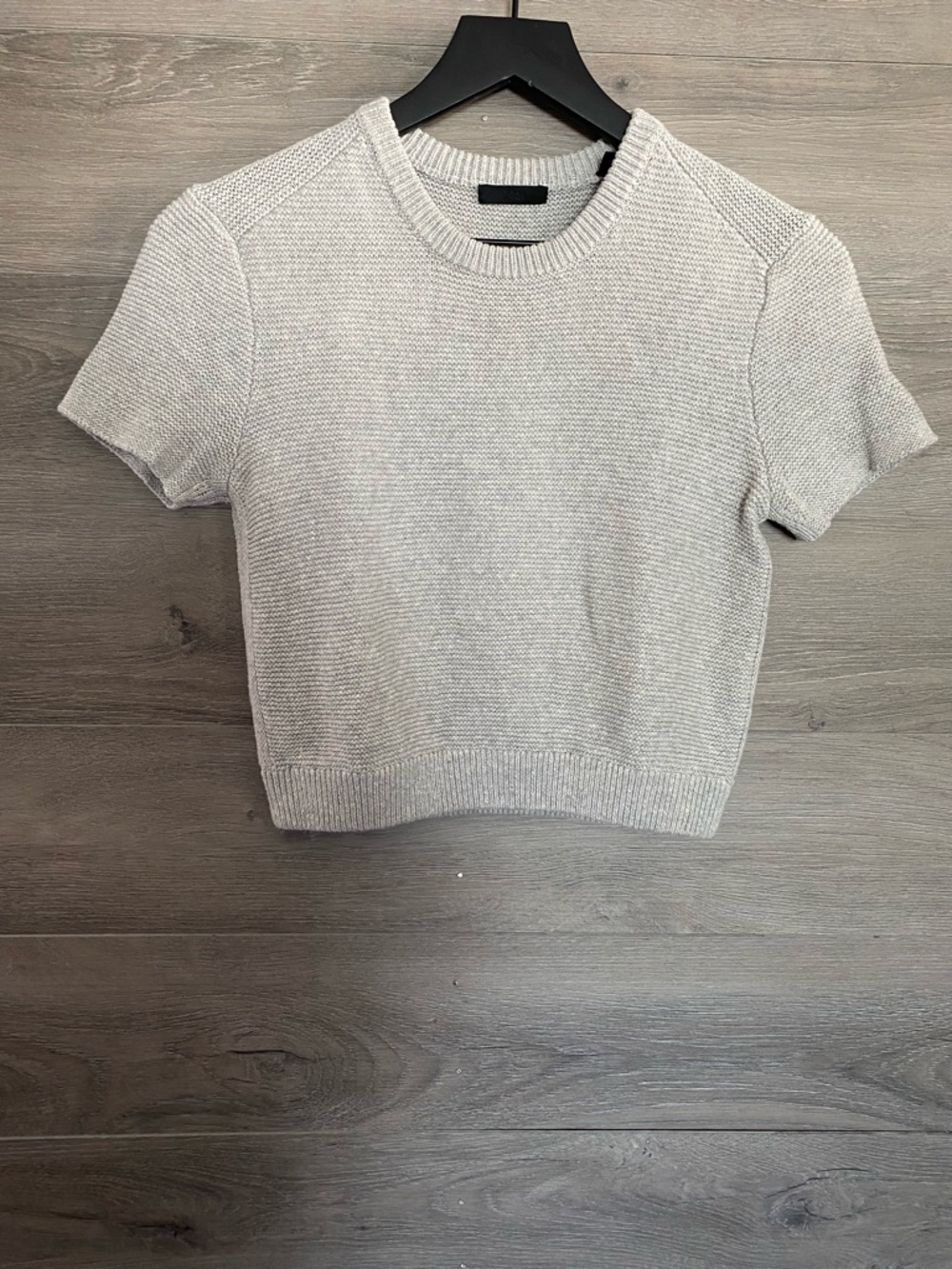ATM Garter Stitch Knit Linen Cotton Tee